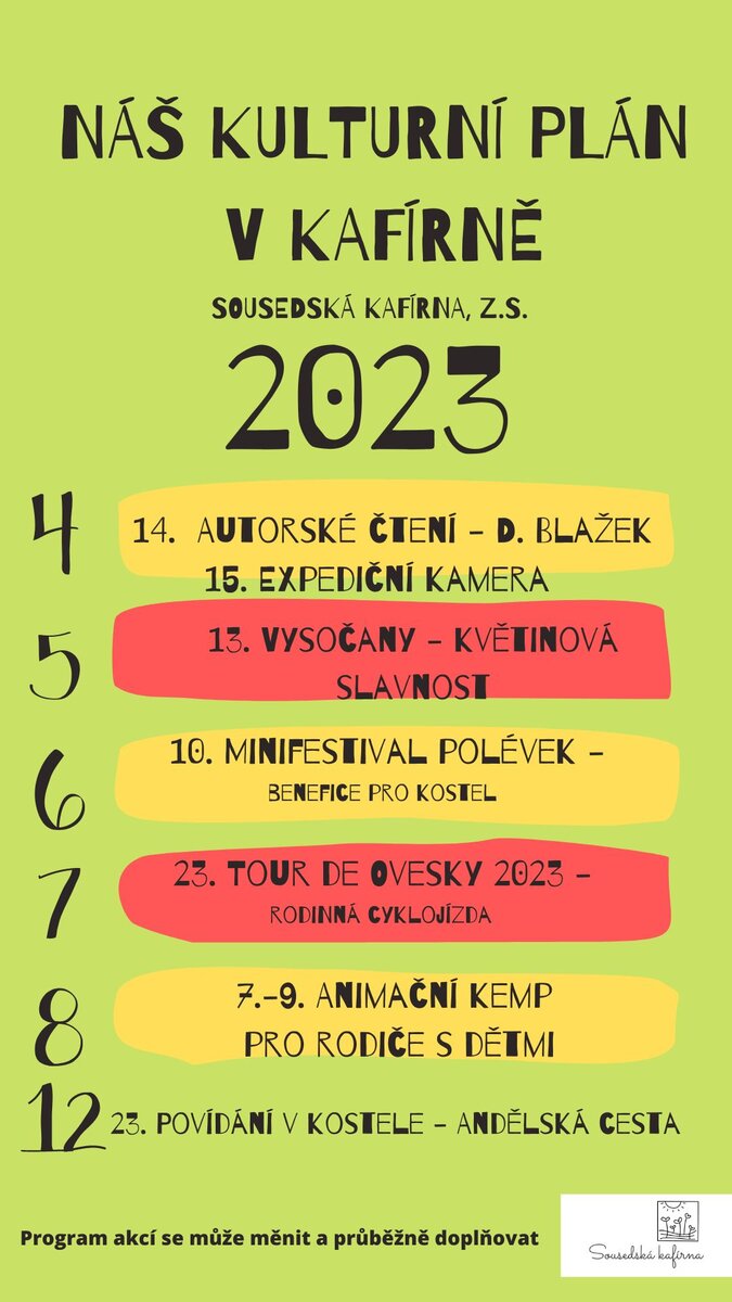 Kulturní plán 2023